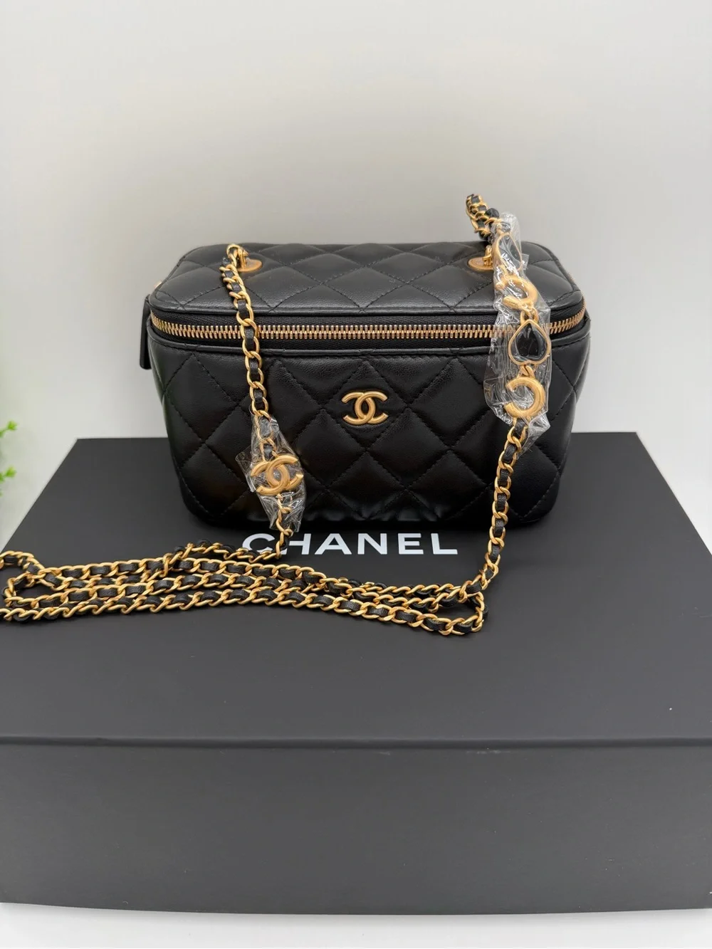 Chanel CC Quilted limited edition Vanity shoulder bag Michrochip 🔥